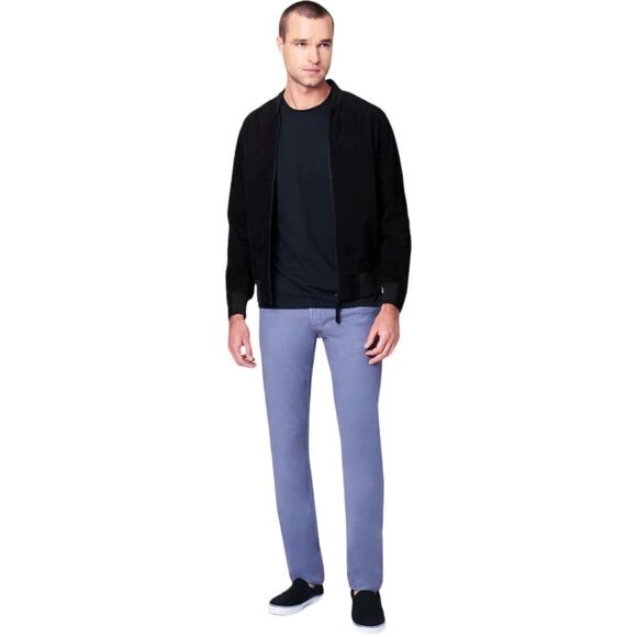 New  100% Goat Leather Bomber Black Suede BLANK NYC Nordstrom’s Men’s $398 - Picture 2 of 4